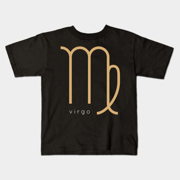 Zodiac Sign Virgo Kids T-Shirt by teeleoshirts